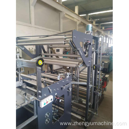 three or center bag making machine